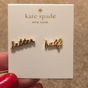 Better Half Kate Spade gold earrings